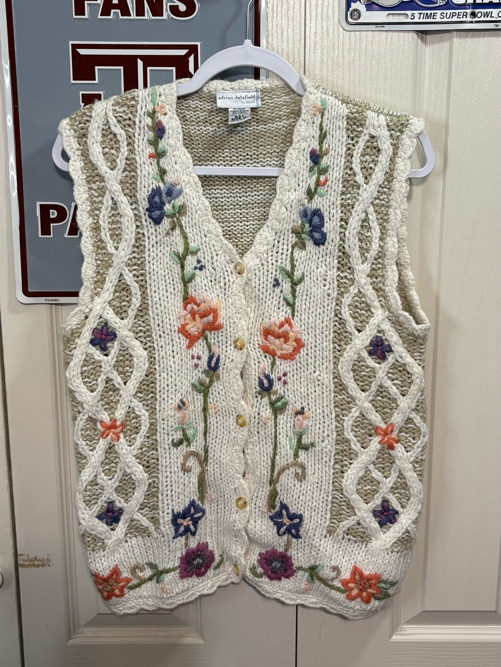 Adrian Delafield for Haband Bundle of Two Sweaters Vest